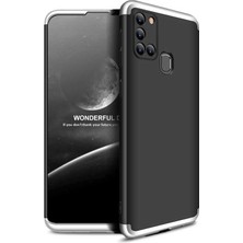 Teknook Galaxy A21S Kılıf Zore Ays Kılıf - Siyah-Gri