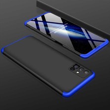 Teknook Galaxy M51 Kılıf Zore Ays Kılıf - Siyah-Mavi