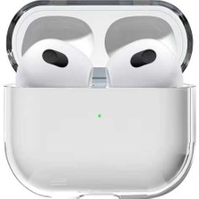 Teknook Airpods 3. Nesil Kılıf Şeffaf Sert Kristal Zore Airbag 14 Kılıf - Renksiz