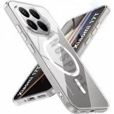 Nanospace Xiaomi 17T Pro Uyumlu Sert Mika Magsafe Şeffaf Kamera Korumalı Kılf
