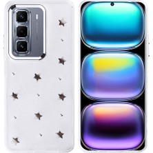 Teknook Infinix Hot 50 Pro Plus 4g Kılıf Airbag Tasarımlı Simli Şeffaf Zore Kutup Kılıf - Yıldız