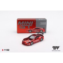 Mını Gt Mini Gt 1:64 Toyota Supra A80 Top Secret GT-300 Red Chrome Model Araba MGT01132