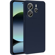 Teknook Xiaomi Redmi Note 14 4g Kılıf Zore Premier Silikon Kılıf - Lacivert