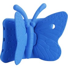 Teknook iPad Mini 5 Zore Butterfly Standlı Tablet Kılıf - Mavi