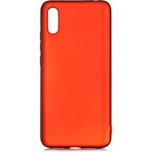 Teknook Xiaomi Redmi 9A Kılıf Zore Premier Silikon Kılıf - Kırmızı