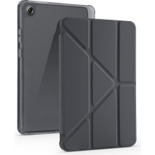 Teknook Lenovo Tab One 8.7 TB-305FU Kılıf Zore Tri Folding Kalem Bölmeli Standlı Kılıf - Siyah