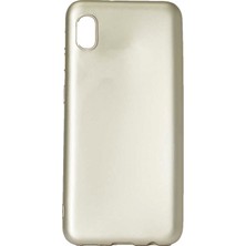 Teknook Galaxy A01 Core Kılıf Zore Premier Silikon Kılıf - Gold