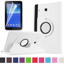 Teknook Galaxy Tab 3 Lite 7.0 T110 Zore Dönebilen Standlı Kılıf - Beyaz