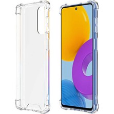 Teknook Galaxy M52 Kılıf Zore Nitro Anti Shock Silikon - Renksiz