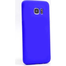 Teknook Galaxy S7 Kılıf Zore Premier Silikon Kılıf - Saks Mavi