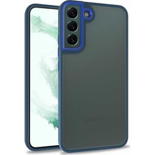 Teknook Galaxy S22 Plus Kılıf Zore Flora Kılıf - Mavi