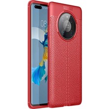 Teknook Huawei Mate 40 Pro Kılıf Zore Niss Silikon Kılıf - Kırmızı
