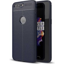 Teknook One Plus 5 Kılıf Zore Niss Silikon Kılıf - Lacivert