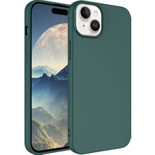 Teknook iPhone 15 Plus Kılıf Zore Lsr Lansman Kılıf - Koyu Yeşil