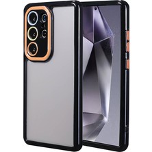 Teknook Galaxy S24 Ultra Kılıf Kamera Korumalı Renkli Kenar ve Çerçeve Tasarımlı Zore Vitamin Kılıf - Siyah