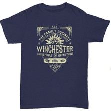 L'eivor Supernatural Winchester Brothers Baskılı Pamuk T-Shirt