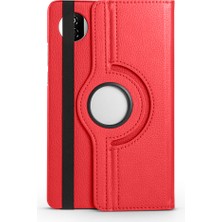 Teknook Honor Pad X7 Zore Dönebilen Standlı Kılıf - Kırmızı