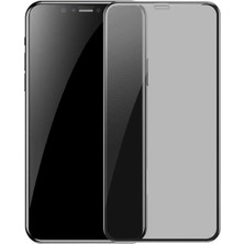 Teknook iPhone 15 Pro Davin 5d Privacy Cam Ekran Koruyucu - Siyah