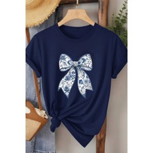 L'eivor Kurdele Özel Tasarım Baskılı Kadın T-Shirt
