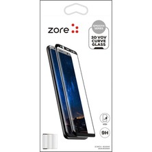 Teknook Galaxy Note 10 Plus Zore 3D Vov Curve Glass Ekran Koruyucu - Siyah
