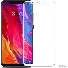 Teknook Xiaomi Mi 8 Se Zore Kenarları Kırılmaya Dayanıklı Cam Ekran Koruyucu - Beyaz