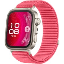 Teknook Huawei Watch Fit 4 Pro Zore KRD-144 Hasır Kordon - Kırmızı