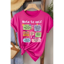 L'eivor Note To Self Baskılı Kadın T-Shirt