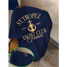 L'eivor St. Tropez Yacht Club Baskılı Pamuk Erkek Tişört