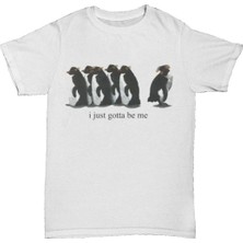 L'eivor Ama Neden? Nihilist Penguen Baskılı Unisex Pamuk T-Shirt
