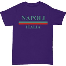 L'eivor Napoli Italia Baskılı Pamuk T-Shirt