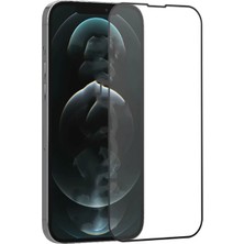 Teknook iPhone 12 Pro Max Zore Rio Glass Cam Ekran Koruyucu - Siyah