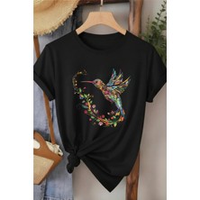 L'eivor Sinek Kuşu Özel Tasarım Baskılı Kadın T-Shirt