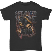 L'eivor Scorpion - Get Over Here Baskılı Pamuk T-Shirt