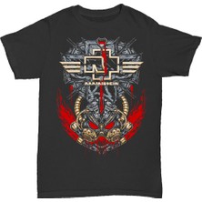L'eivor Rammstein Baskılı Erkek Pamuk T-Shirt