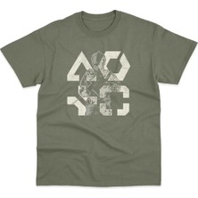 L'eivor Battlefield Class Soldier Army Baskılı Erkek Pamuk T-Shirt