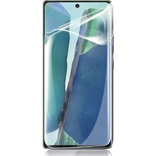 Teknook Galaxy Note 20 Zore Süper Pet Ekran Koruyucu Jelatin - Siyah