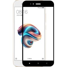 Teknook Xiaomi Mi 5x Zore Kenarları Kırılmaya Dayanıklı Cam Ekran Koruyucu - Siyah
