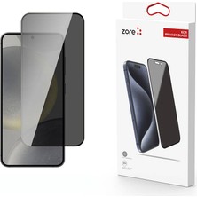 Teknook Galaxy S24 Zore Kor Privacy Cam Ekran Koruyucu - Siyah