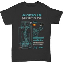 L'eivor Formula 1 Pilot Detay Tasarım Baskılı Unisex T-Shirt
