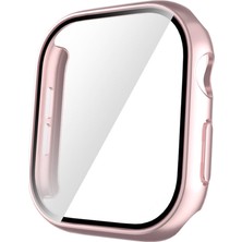 Teknook Watch 10 46MM Sert Pc Kasa ve Ekran Koruyucu Zore Watch Gard 35 - Rose Gold