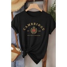 L'eivor Cambridge Baskılı Pamuk Kadın Tişört