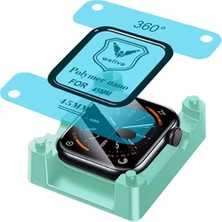 Teknook Watch 7 45MM Zore Polymer Nano Ekran Koruyucu + Kolay Uygulama Aparatlı - Siyah