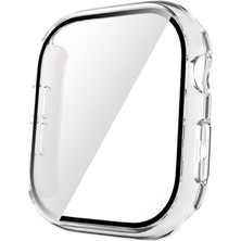 Teknook Watch 10 42MM Sert Pc Kasa ve Ekran Koruyucu Zore Watch Gard 35 - Şeffaf