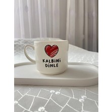 Nergis Collection Esprili Kupa Bardak Çay Kahve Fincanı 200 ml