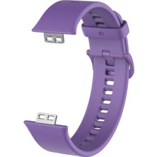 Teknook Huawei Watch Fit Krd-43 Silikon Kordon - Lila
