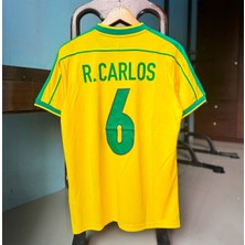Breathless Brezilya Milli Takımı 98 Dünya Kupası Roberto Carlos Nostalji Forması