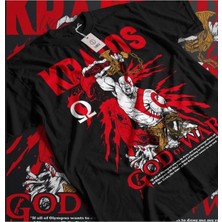 L'eivor Kratos God Of War Baskılı Pamuk T-Shirt