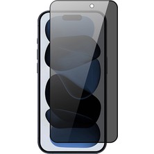 Teknook iPhone 17 Air Zore Rika Premium Privacy Temperli Cam Ekran Koruyucu - Siyah