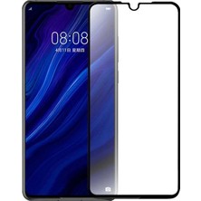 Teknook Huawei P30 Zore Kenarları Kırılmaya Dayanıklı Cam Ekran Koruyucu - Siyah