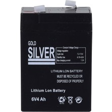 Gold Silver Akü 6V-4 Ah Akü